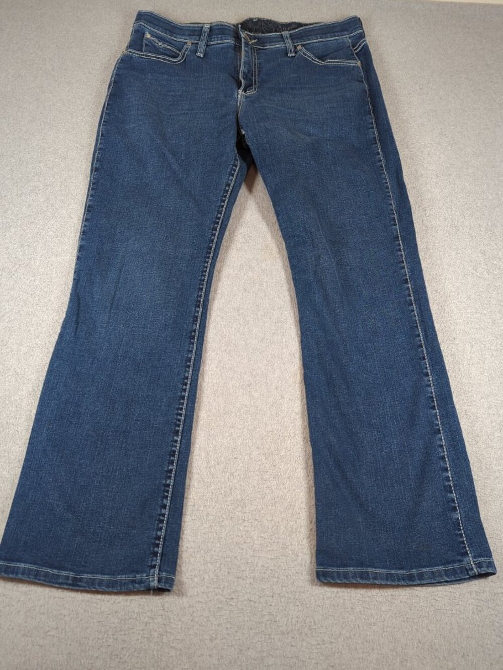 Wrangler Q-Baby Jeans Women’s 11/12 x 30 No Gap Waistband Bootcut Stretch Denim